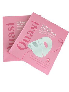 Quasi Collagen Glow Up Mask Hydrating Moisturizing Anti-Aging & Firming 8 Masks